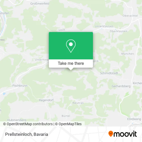 Карта Prellsteinloch