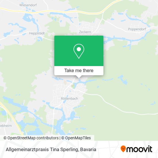 Allgemeinarztpraxis Tina Sperling map