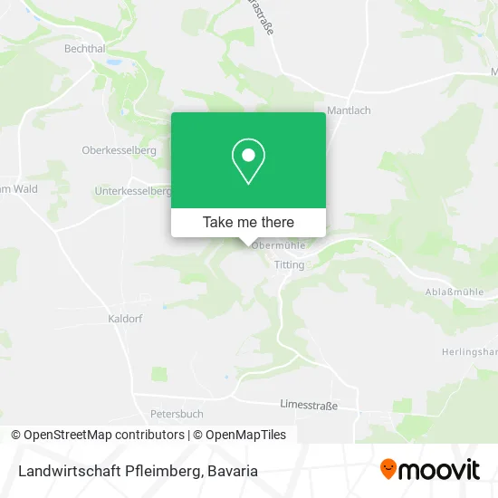Карта Landwirtschaft Pfleimberg