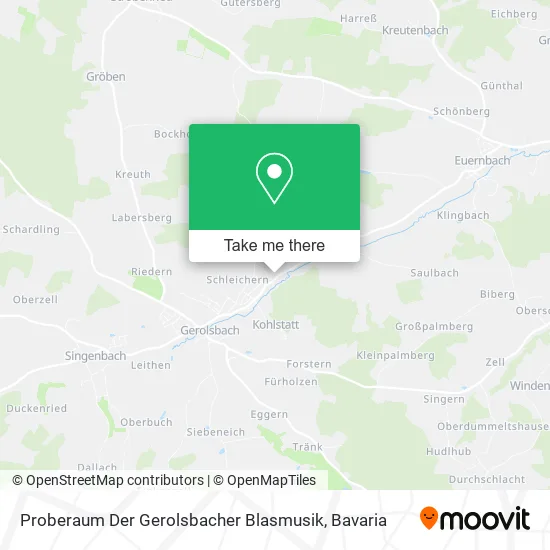 Карта Proberaum Der Gerolsbacher Blasmusik
