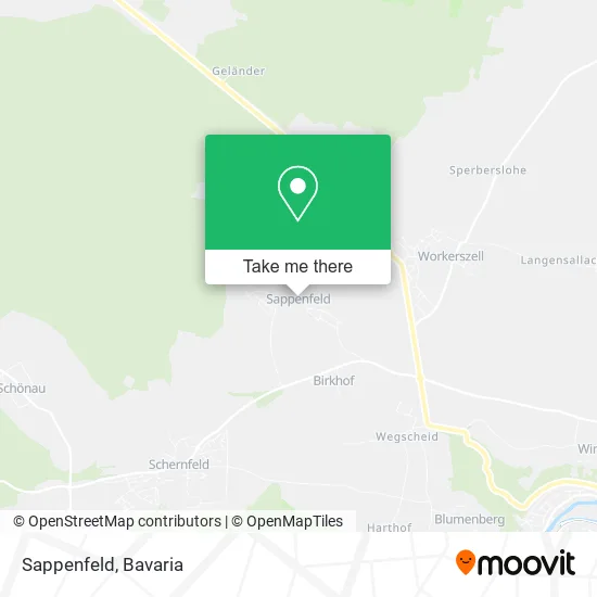 Карта Sappenfeld