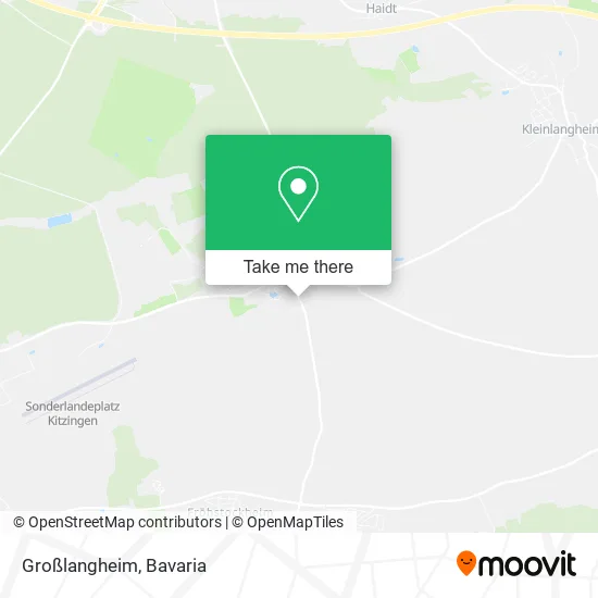 Карта Großlangheim