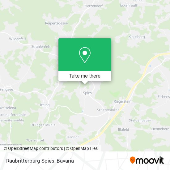 Карта Raubritterburg Spies
