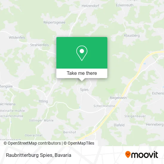 Raubritterburg Spies map