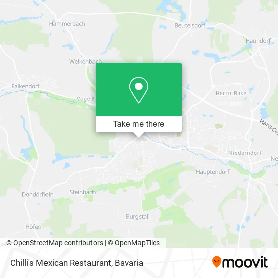 Карта Chilli's Mexican Restaurant