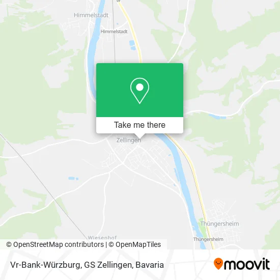 Карта Vr-Bank-Würzburg, GS Zellingen