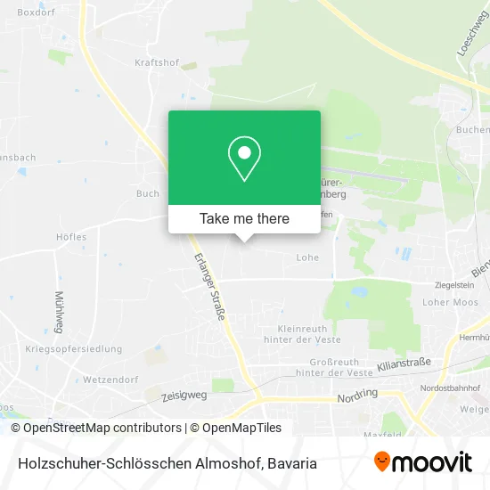 Карта Holzschuher-Schlösschen Almoshof