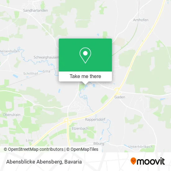 Карта Abensblicke Abensberg