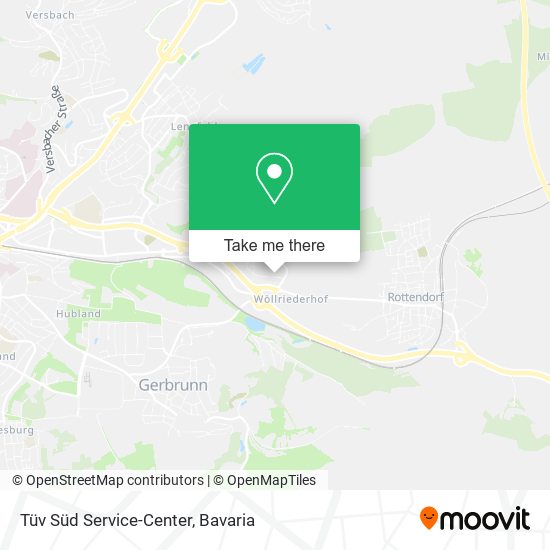 Tüv Süd Service-Center map