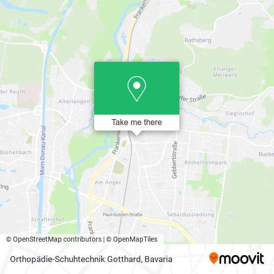 Карта Orthopädie-Schuhtechnik Gotthard