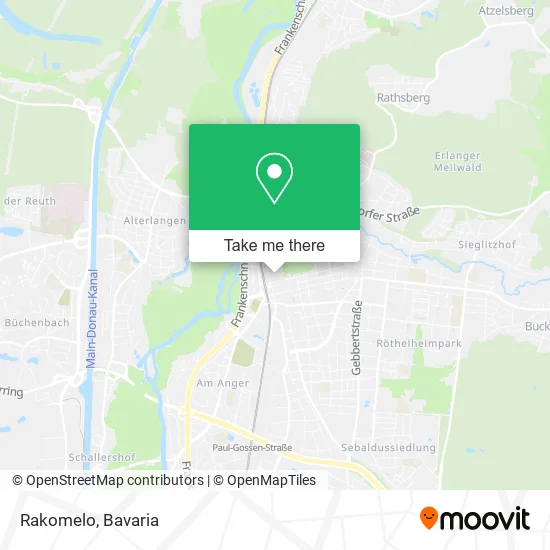 Карта Rakomelo