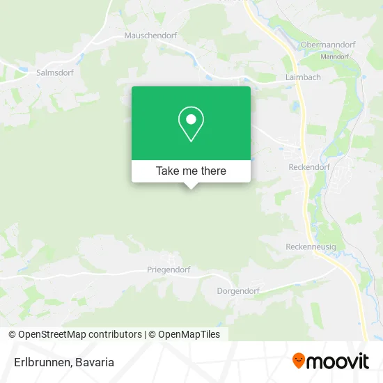 Erlbrunnen map
