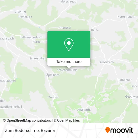 Карта Zum Boderschmo