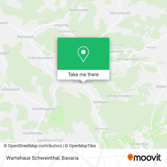 Wartehaus Schweinthal map