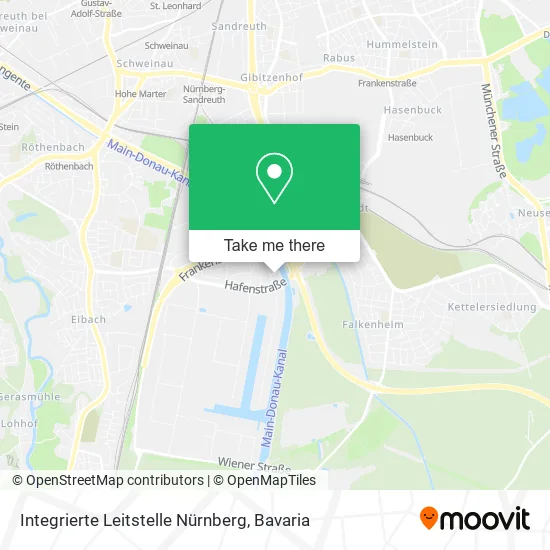 Карта Integrierte Leitstelle Nürnberg