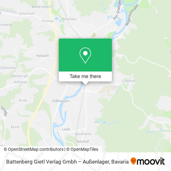 Battenberg Gietl Verlag Gmbh – Außenlager map