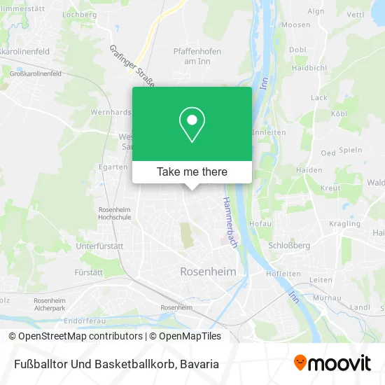 Карта Fußballtor Und Basketballkorb