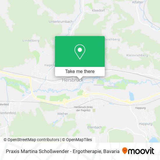 Praxis Martina Schoßwender - Ergotherapie map