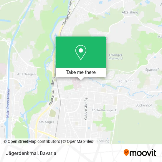 Карта Jägerdenkmal