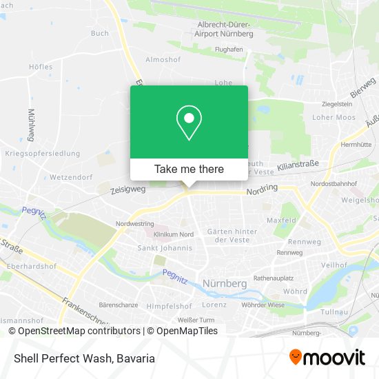 Shell Perfect Wash map