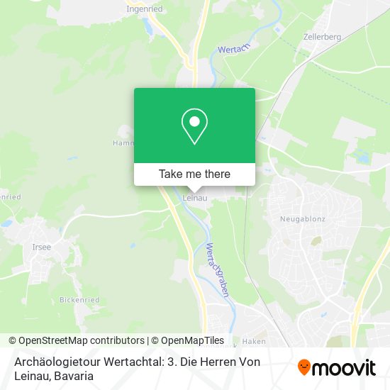 Archäologietour Wertachtal: 3. Die Herren Von Leinau map