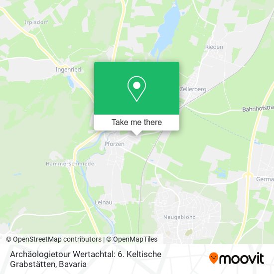 Archäologietour Wertachtal: 6. Keltische Grabstätten map