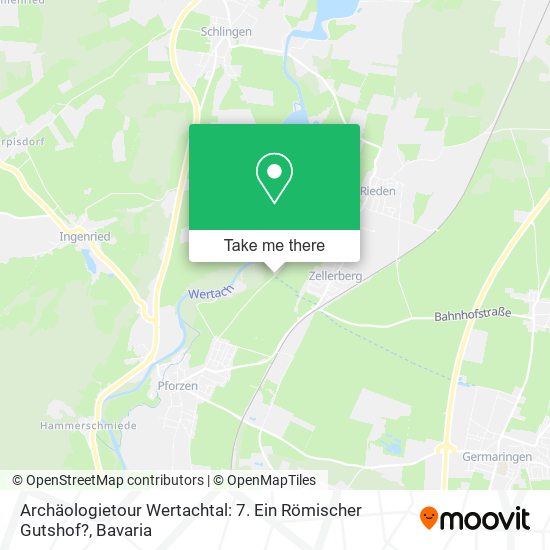 Archäologietour Wertachtal: 7. Ein Römischer Gutshof? map