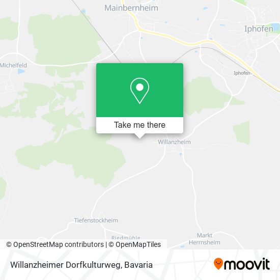 Willanzheimer Dorfkulturweg map