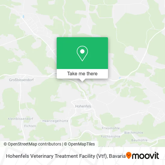 Карта Hohenfels Veterinary Treatment Facility (Vtf)