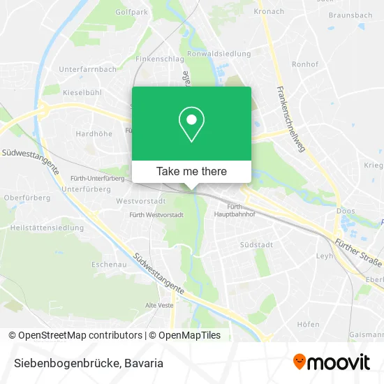 Карта Siebenbogenbrücke