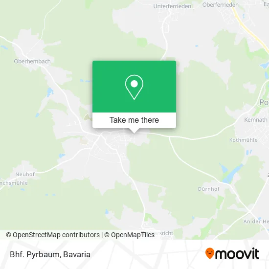 Карта Bhf. Pyrbaum