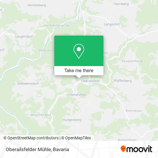 Oberailsfelder Mühle map