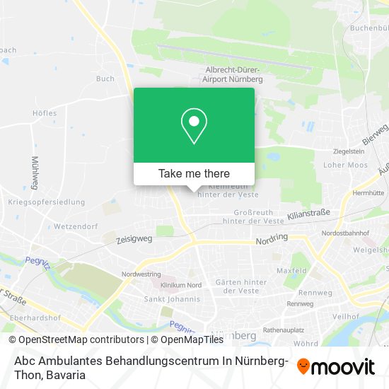 Abc Ambulantes Behandlungscentrum In Nürnberg-Thon map
