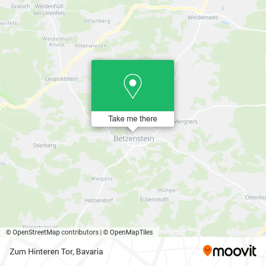 Карта Zum Hinteren Tor
