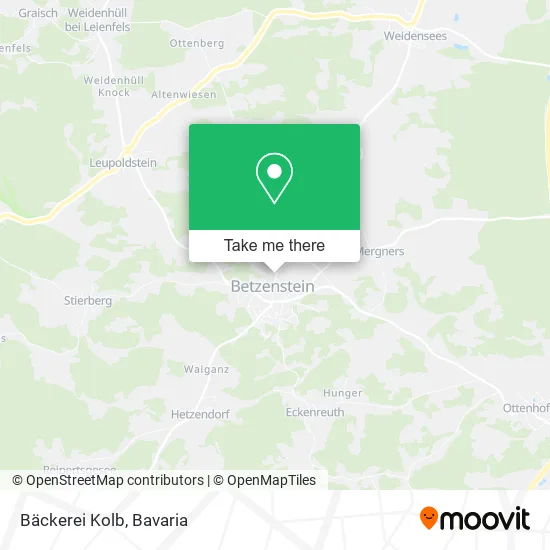Карта Bäckerei Kolb