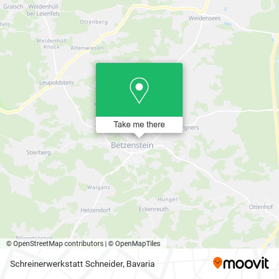 Schreinerwerkstatt Schneider map