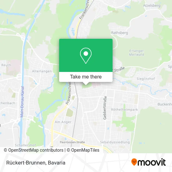 Rückert-Brunnen map