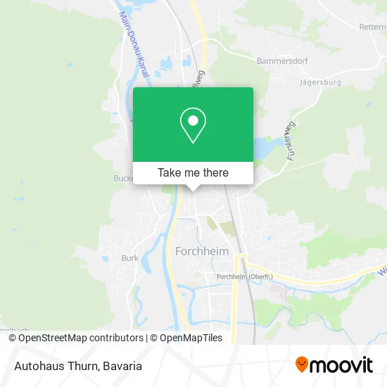 Карта Autohaus Thurn
