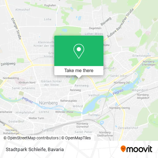 Карта Stadtpark Schleife