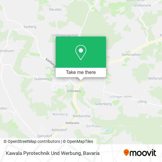 Карта Kawala Pyrotechnik Und Werbung