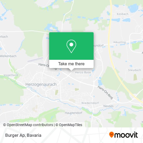 Burger Ap map