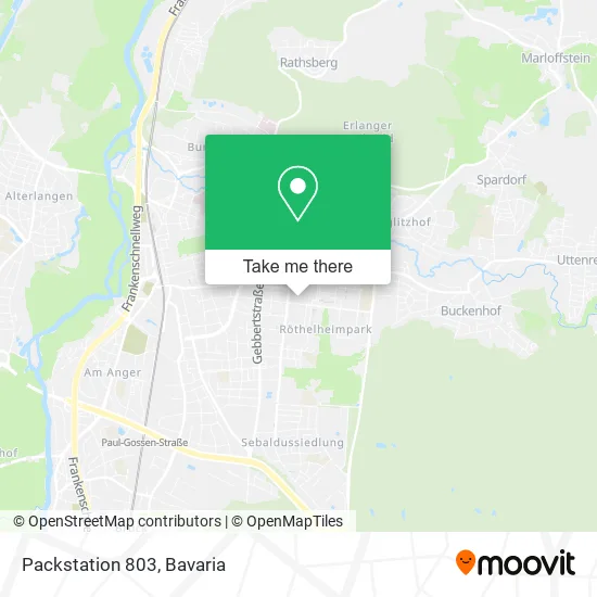 Карта Packstation 803