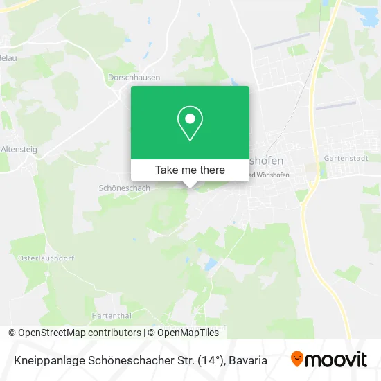Карта Kneippanlage Schöneschacher Str. (14°)