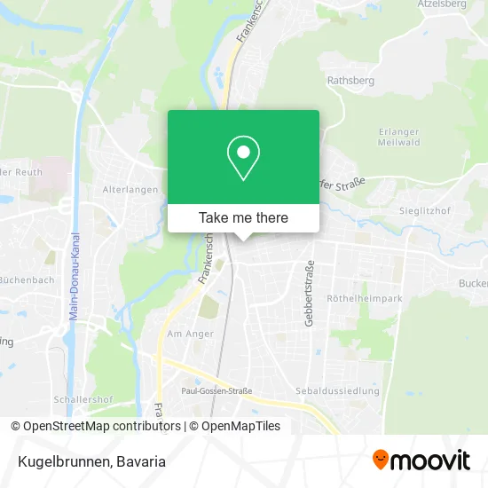 Карта Kugelbrunnen