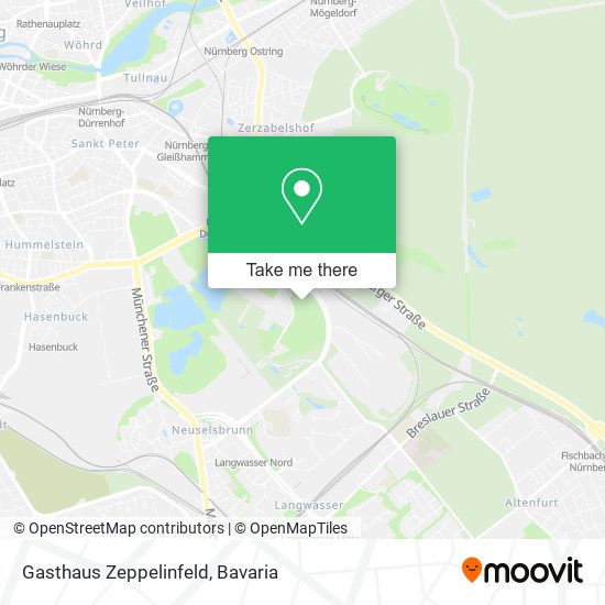 Карта Gasthaus Zeppelinfeld