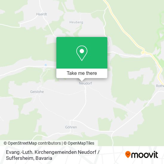 Evang.-Luth. Kirchengemeinden Neudorf / Suffersheim map