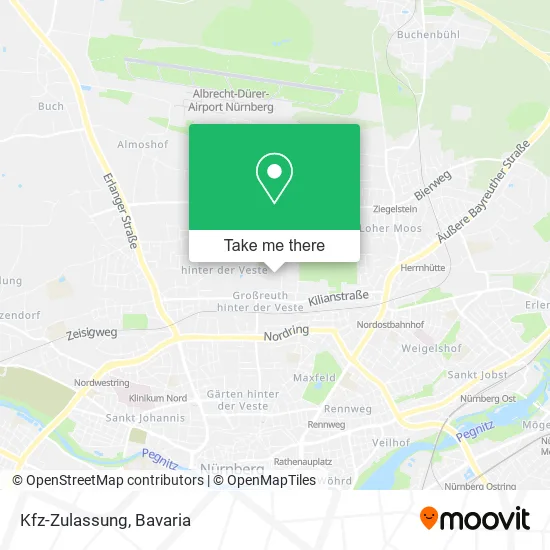 Карта Kfz-Zulassung