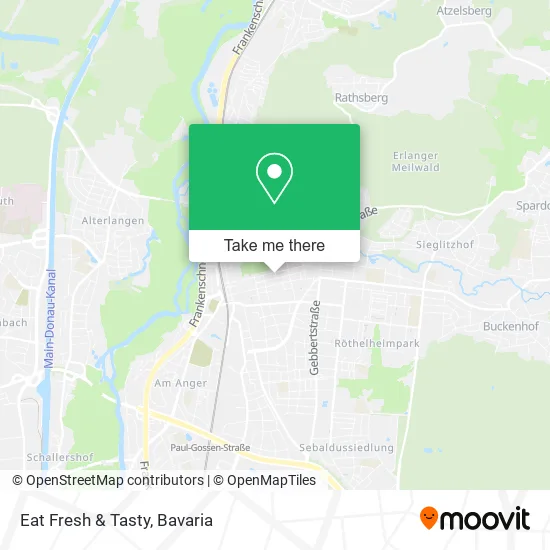 Карта Eat Fresh & Tasty