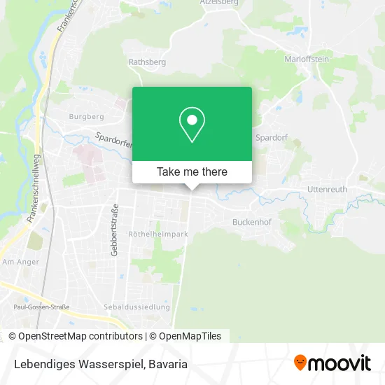 Lebendiges Wasserspiel map