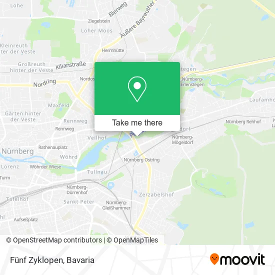 Карта Fünf Zyklopen
